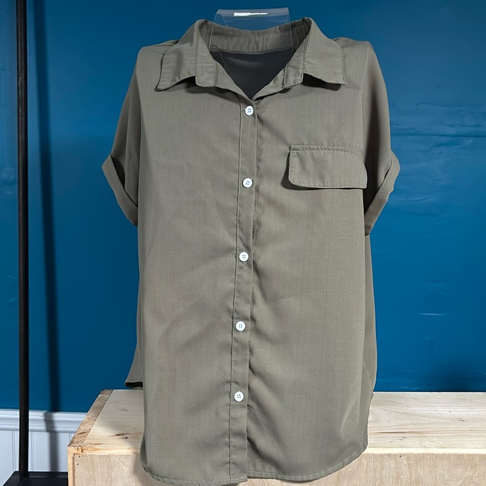 SHEIN Curve button up shirt 2XL